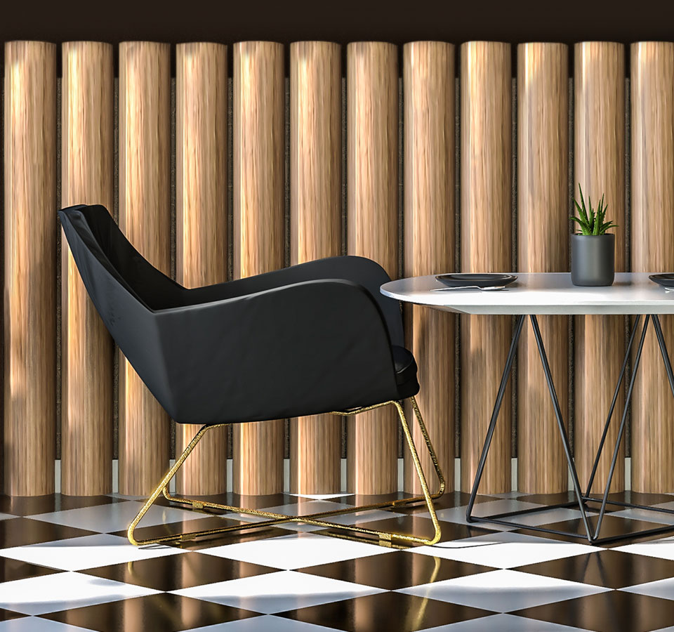 Fabricación de sillones y mobiliario para hoteles y espacios comerciales